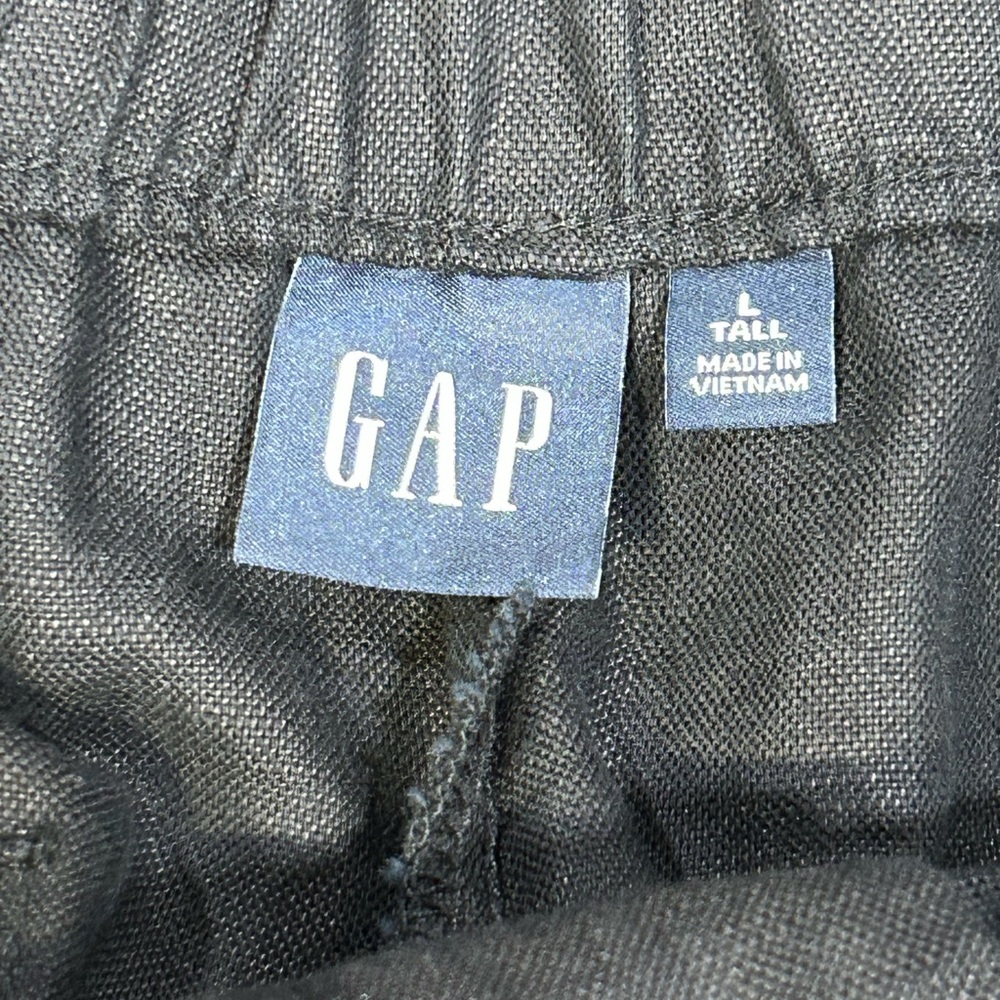 Gap Women’s Black Linen Pant Large Tall - Picture 5 of 7